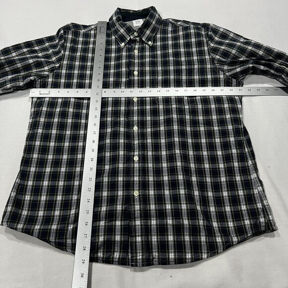 Brooks Brother Mens Blue‎ Plaid Regent Thermal Lined Cotton Button Up Size Large - Picture 7 of 9
